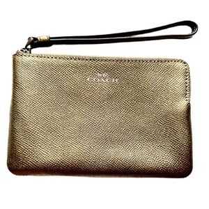 Coach Leather Wristlet - LN/EXC